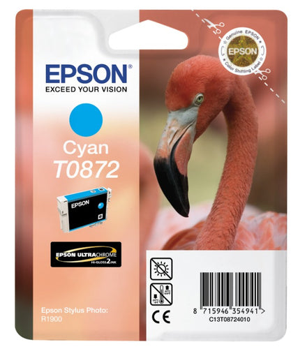 Cartouche d'origine Epson C13T08724010 / T0872 - cyan