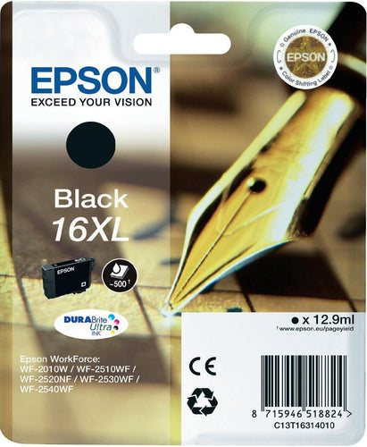 Cartouche d'origine Epson C13T16314010 / 16XL - noire