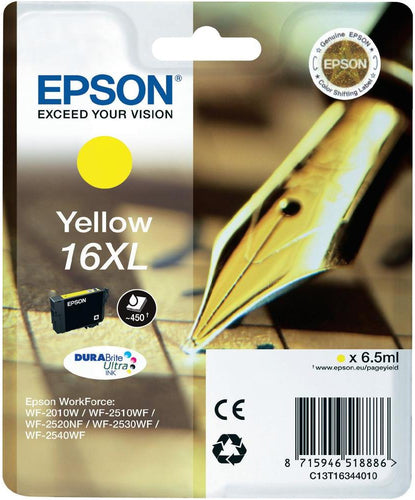 Cartouche d'origine Epson C13T16344010 / 16XL - jaune