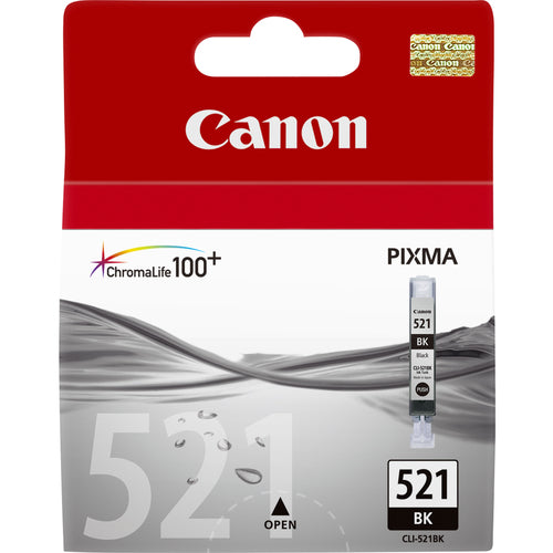 Cartouche compatible premium Canon 2933B001 / CLI-521 BK - noire