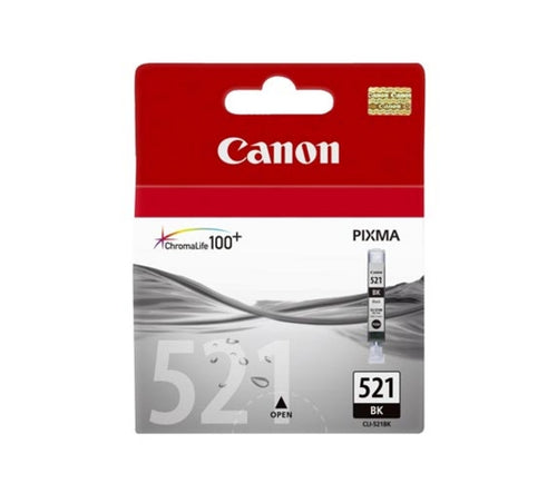 Cartouche d'origine Canon 2933B008 / CLI-521 BK - noire
