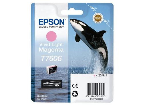 Cartouche d'origine Epson C13T76064N10 / T7606 - magenta photo