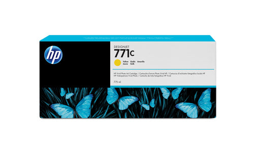 Cartouche d'origine HP B6Y10A / 771C - jaune