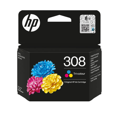 Cartouche d'origine HP 7FP20UE / 308 - multicouleur
