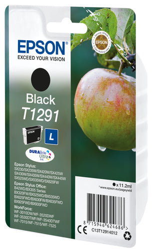 Cartouche d'origine Epson C13T12914012 / T1291 - noire