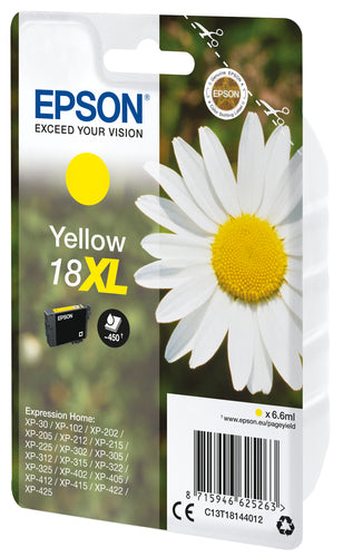 Cartouche d'origine Epson C13T18144022 / 18XL - jaune