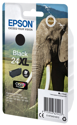 Cartouche d'origine Epson C13T24314022 / 24XL - noire