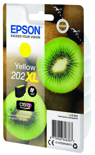 Cartouche d'origine Epson C13T02H44020 / 202XL - jaune