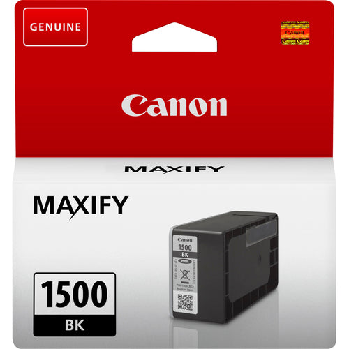 Cartouche d'origine Canon 9218B001 / PGI-1500 BK - noire