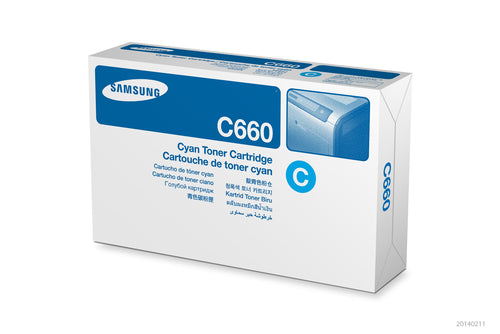 Cartouche Laser de Marque Samsung CLP-C660B Cyan Haute Capacité (5000 pages)
