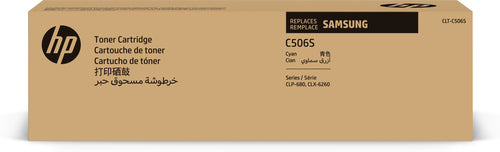 Cartouche Laser de Marque Samsung CLT-C506S Cyan (1500 pages)