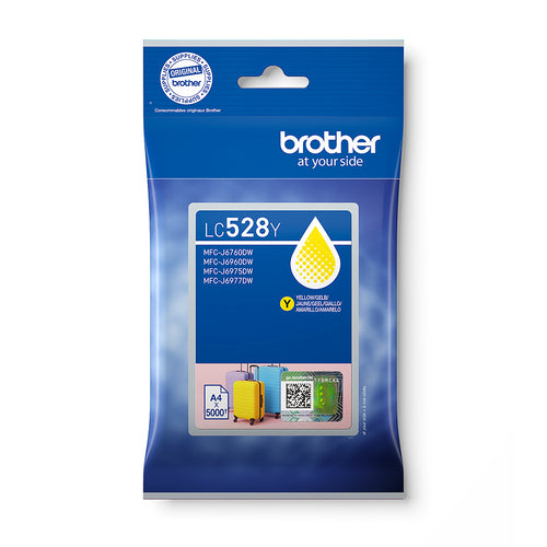 Cartouche compatible premium Brother LC528Y - jaune