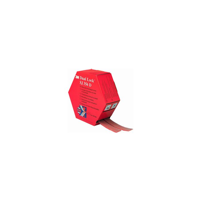 3M Fixation auto-agrippante Dual Lock flexible, SJ354D,noir