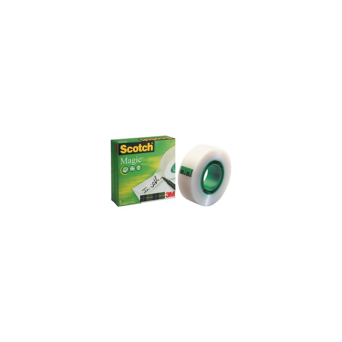 3M Scotch Ruban adhésif Magic 810, 25 mm x 66 m, invisible