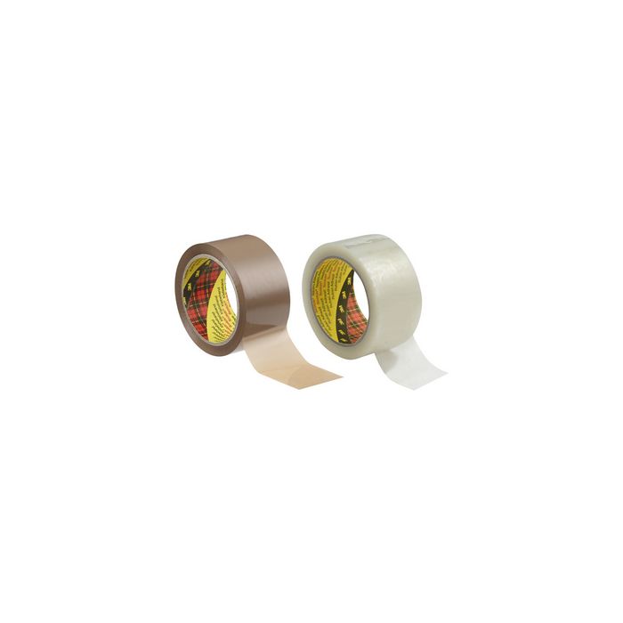 3M Scotch Ruban adhésif d'emballage 371, PP, 38 mm x 66 m x6
