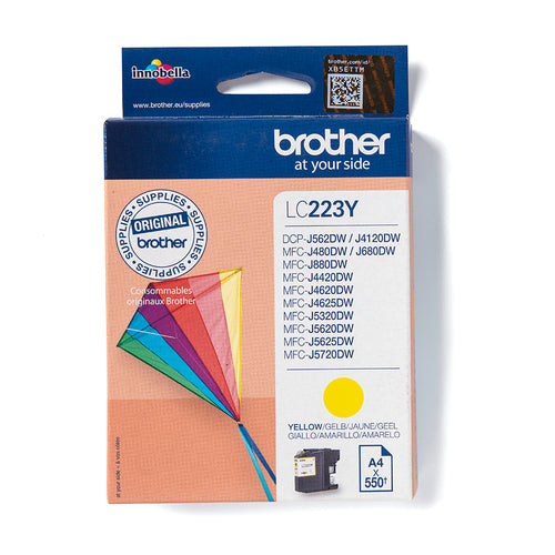 Cartouche compatible premium Brother LC223Y - jaune