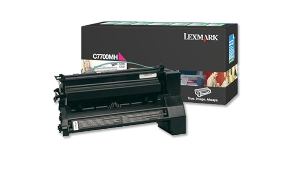Cartouche Laser de Marque Lexmark C7700MH Magenta (10000 pages)
