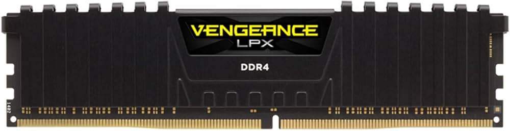 Barrette mémoire 8Go DIMM DDR4 Corsair Vengeance LPX 2666Mhz (Noir)