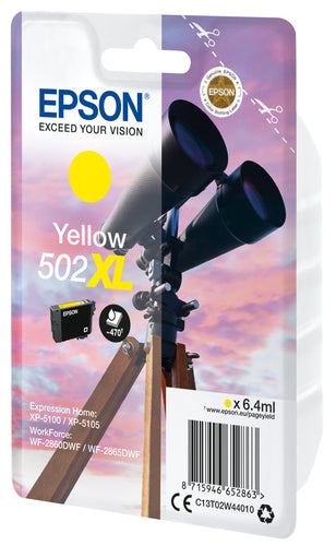 Cartouche compatible premium Epson C13T02W44010 / 502XL - jaune