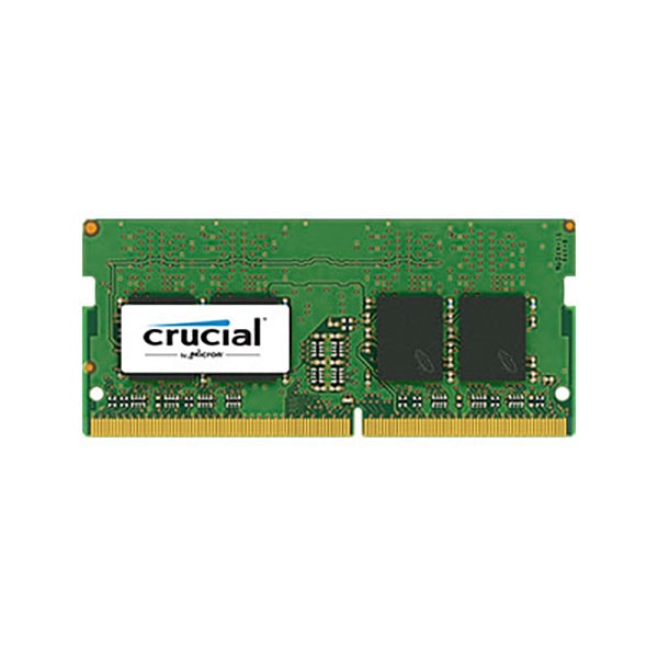 Barrette mémoire SODIMM DDR4 Crucial 2400Mhz 16Go (Vert)