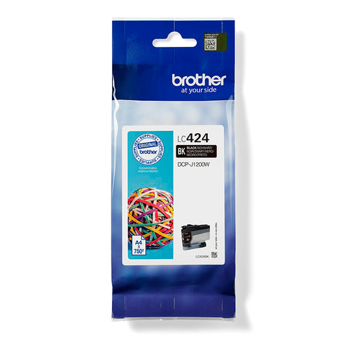 Cartouche d'origine Brother LC424BK - noire