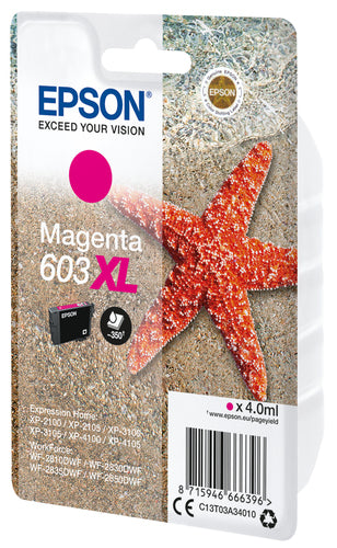 Cartouche compatible premium Epson C13T03A34010 / 603XL - magenta