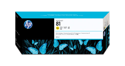 Cartouche d'origine HP C4933A / 81 - jaune