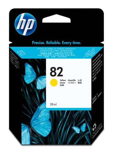 Cartouche d'origine HP CH568A / 82 - jaune