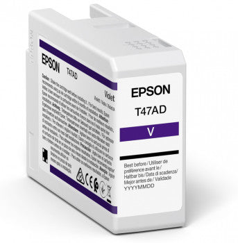 Cartouche d'origine Epson C13T47AD00 / T47AD - violette
