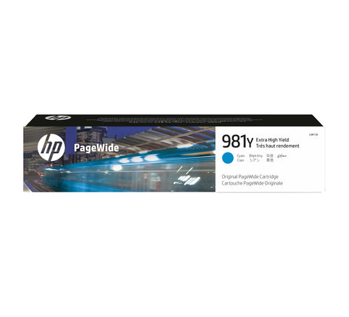 Cartouche d'origine HP L0R13A / 981Y - cyan