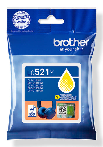 Cartouche compatible premium Brother LC521Y - jaune