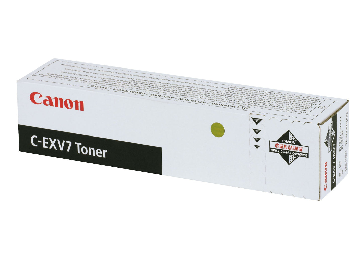 Cartouche Laser de Marque Canon C-EXV7BK (1x300g) (7814A002) BLACK (5300pages)