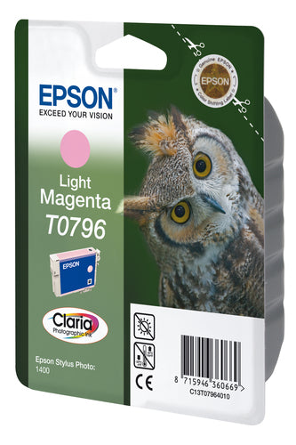 Cartouche Jet d'encre de Marque Epson T0796 Magenta CLAIR (975 pages)