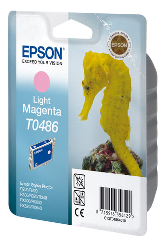 Cartouche d'origine Epson C13T04864010 / T0486 - magenta photo