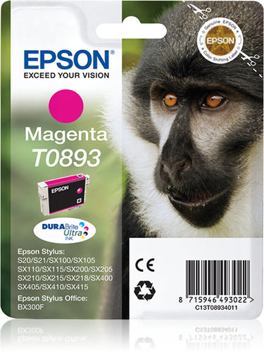 Cartouche d'origine Epson C13T08934021 / T0893 - magenta