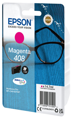 Cartouche d'origine Epson C13T09J34010 / 408 - magenta