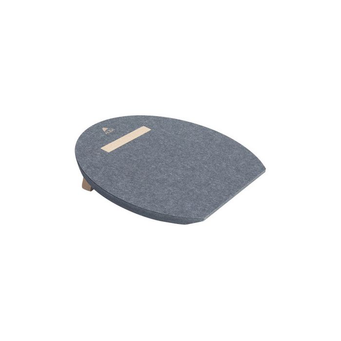 ALBA Repose-pieds "MHFEETPET", en PET 100% recyclé, gris