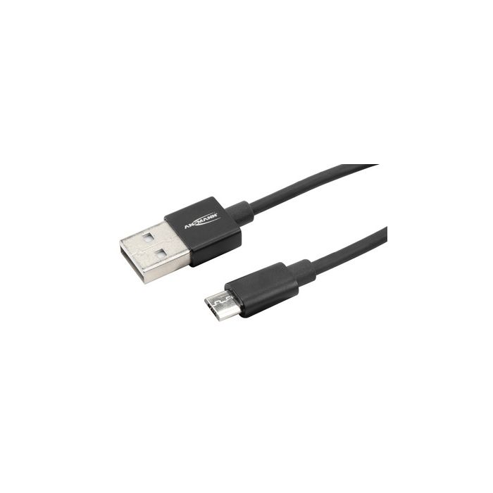 ANSMANN Câble de données & de charge, USB-A - Micro USB-B