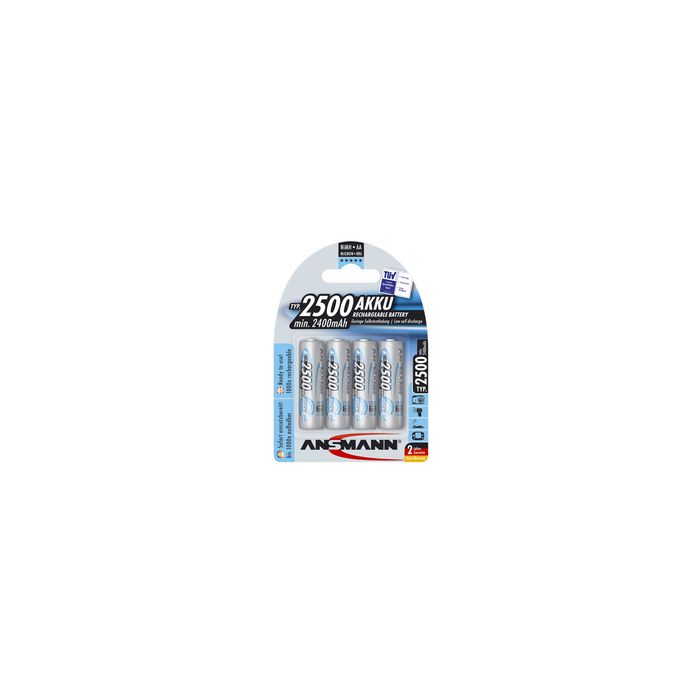ANSMANN Pile rechargeable NiMH maxE, Mignon (AA), 2.500 mAh