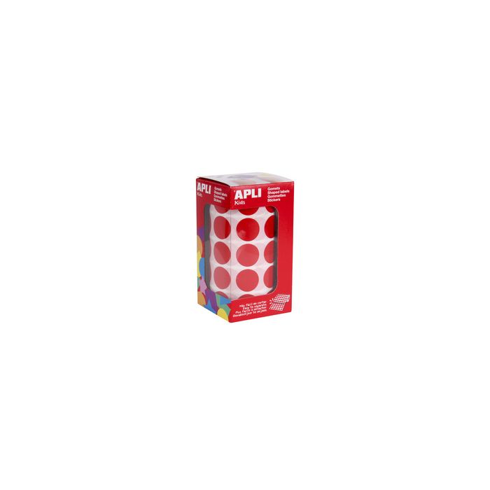 APLI Kids Gommette de couleur en rouleau, rouge
