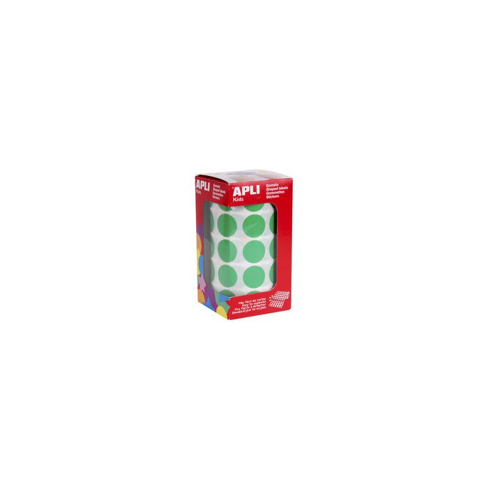 APLI Kids Gommette de couleur en rouleau, vert