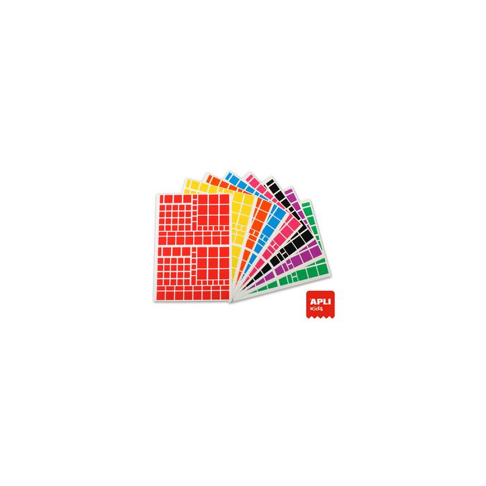 APLI kids Gommettes "Carré", grand conditionnement