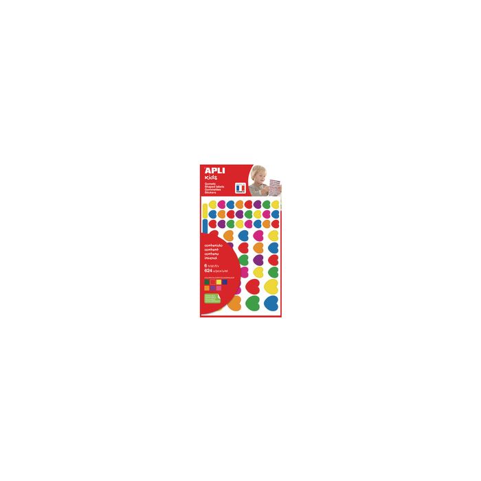APLI kids Gommettes "Rond", assorti