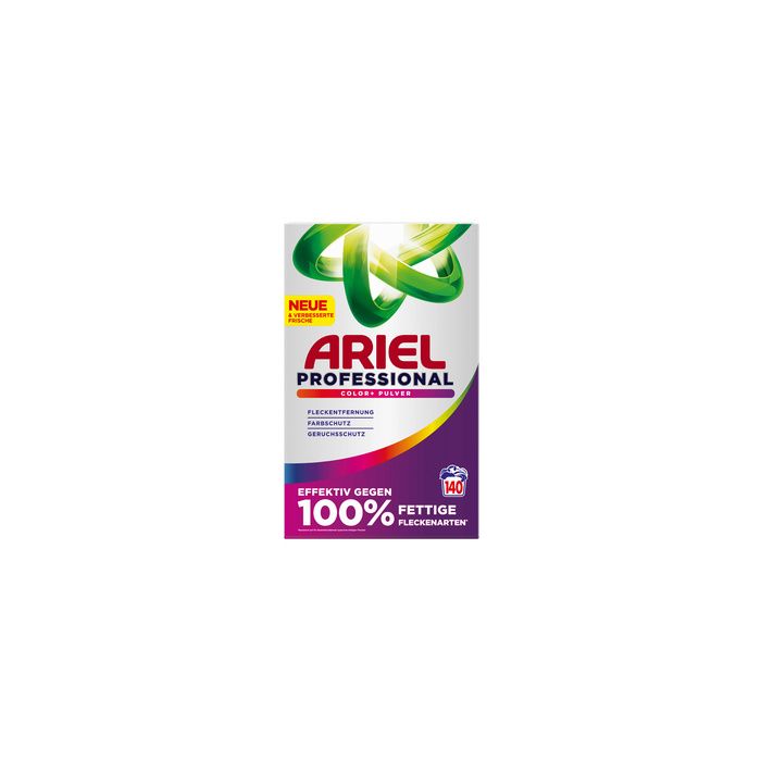 ARIEL PROFESSIONAL Lessive en poudre Color+, 140 lavages