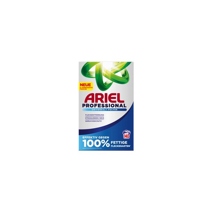 ARIEL PROFESSIONAL Lessive en poudre Universal+, 140 lavages