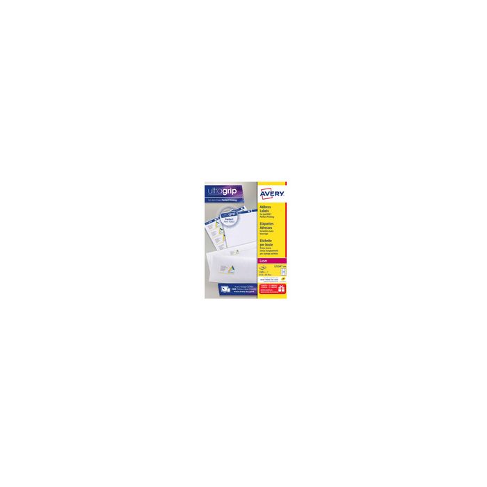 AVERY Etiquette d'adresse, 63,5 x 46,6 mm, blanc