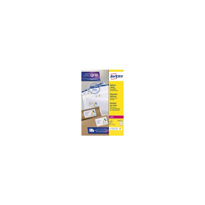 AVERY Etiquette d'adresse, 99,1 x 38,1 mm, blanc