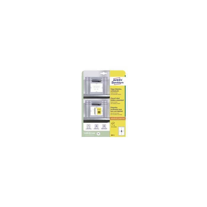 AVERY Zweckform Etiquette de localisation pour bacs