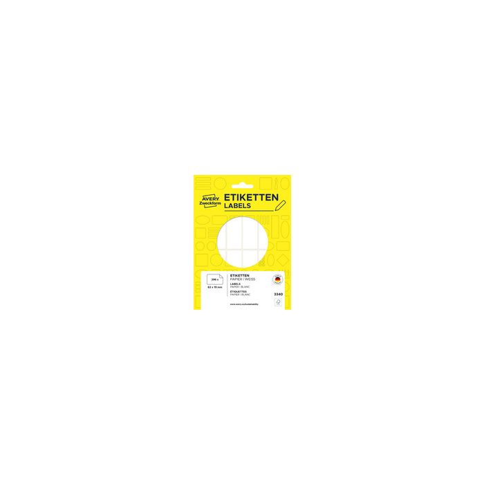 AVERY Zweckform Etiquette multi-usage, 16 x 9 mm, blanc