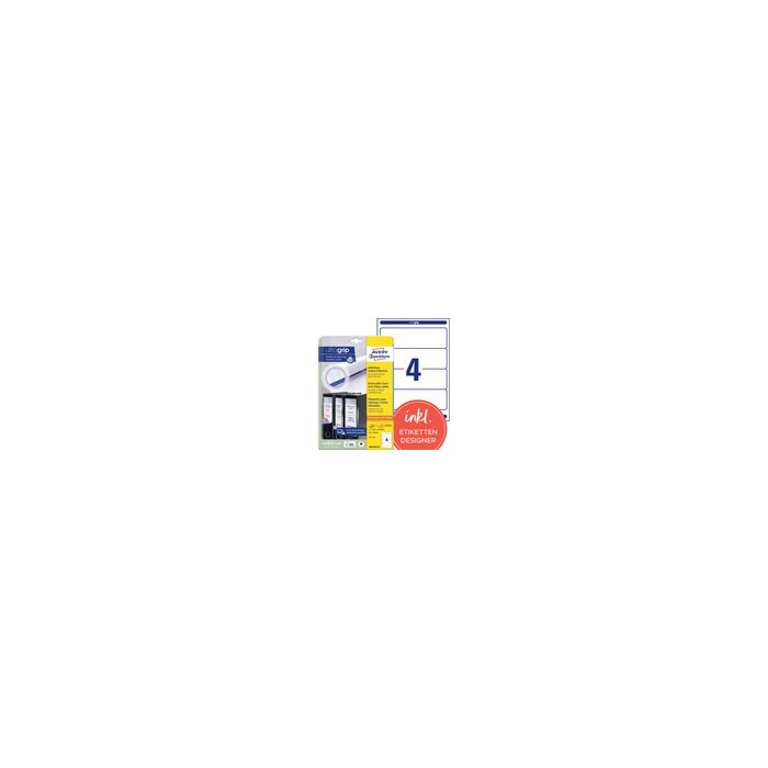 AVERY Zweckform Etiquette pour dos de classeur, 59 x 192 mm
